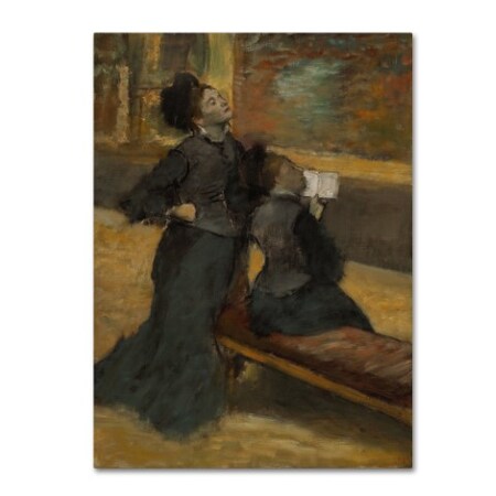 Degas 'Visit To A Museum' Canvas Art,14x19